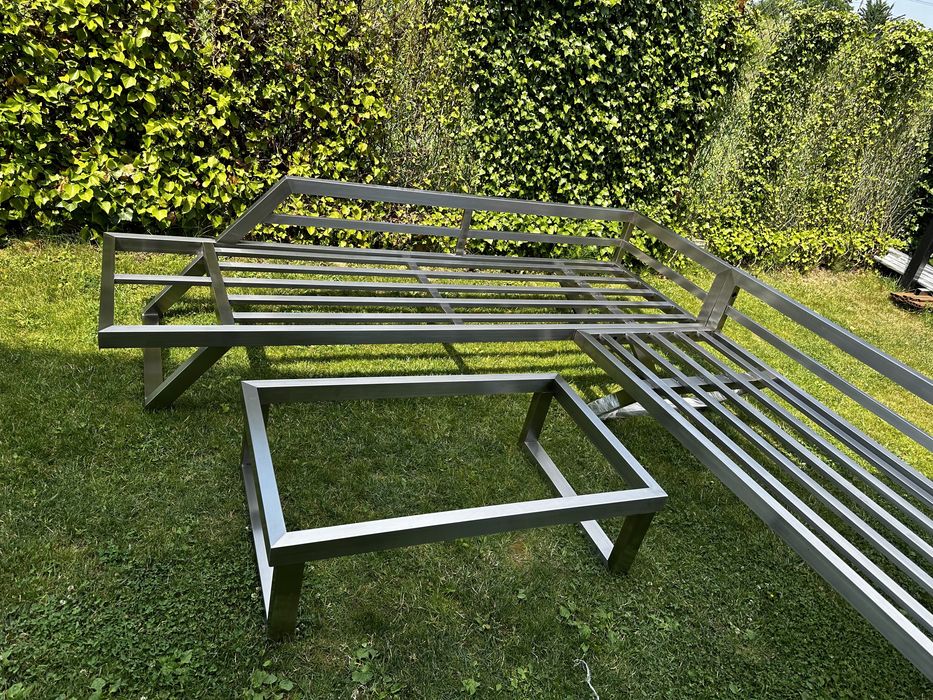 Садові меблі з нержавіючої сталі.Паркани.Огорожі.драбини для басейну