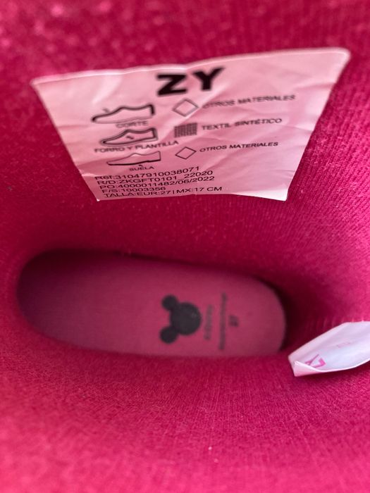 Galochas menina rosa da Minnie 27