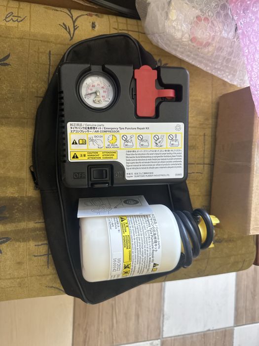 Компресор toyota,lexus,ремонтний набір від проколу шин