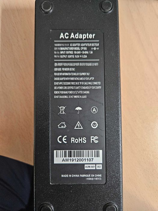 19,5 в 9,23 a ноутбук адаптер переменного тока