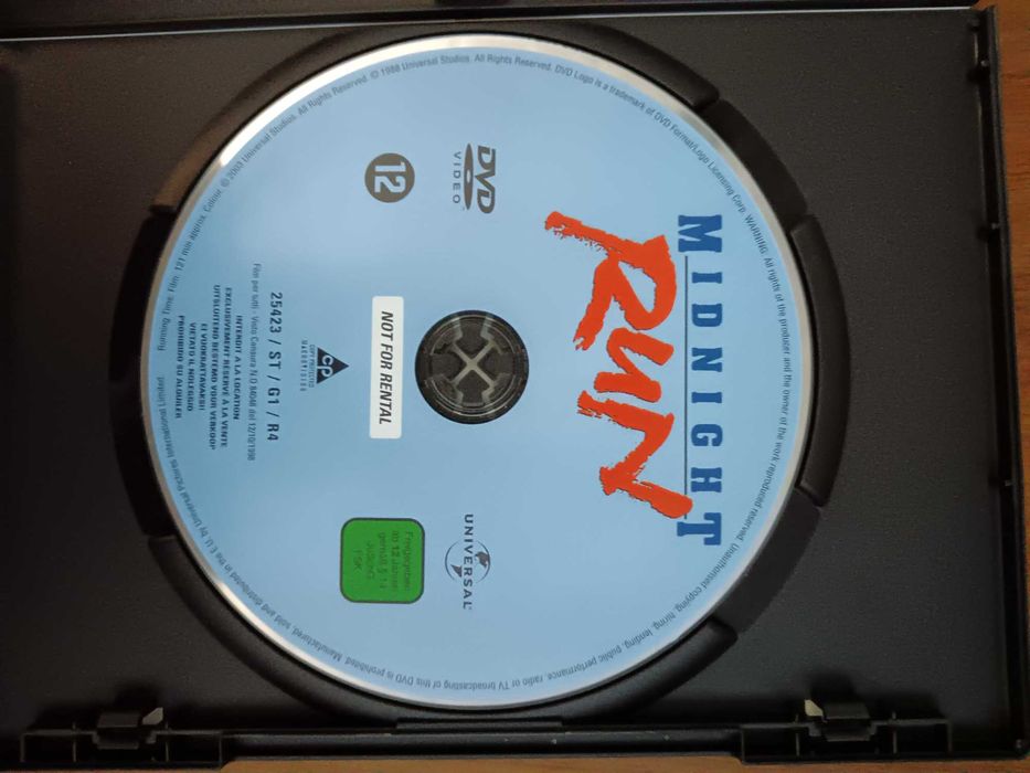 filme dvd original - fuga a meia noite