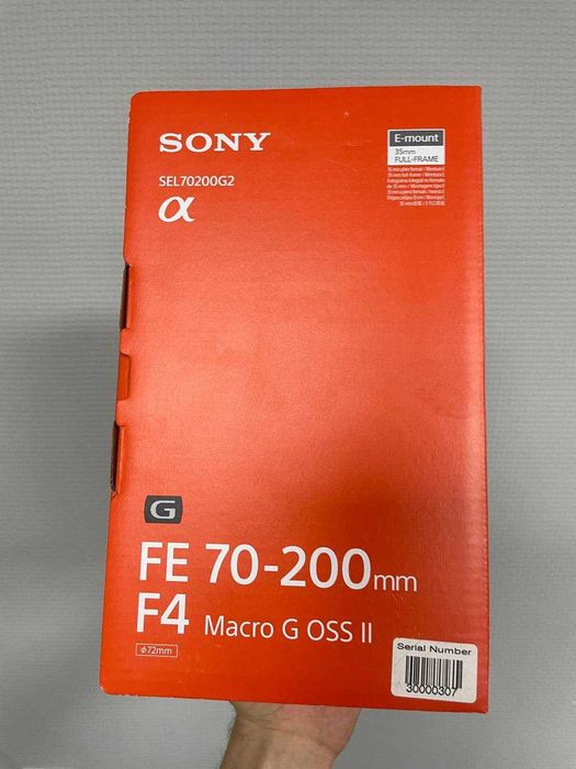 Телеобъектив Sony FE 70-200mm f/4 Macro G OSS II Black (SEL70200G2)