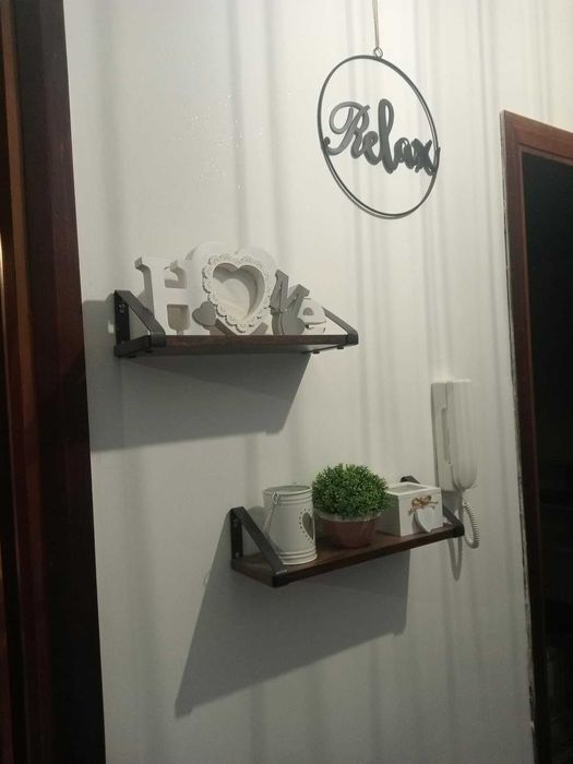 Kwietnik dekoracja ścienna loft 3 sztuki rustykalne zestaw