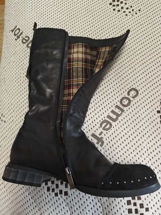 Чоловічі шкіряні сапоги 45 р