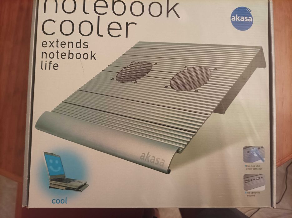 Base Refrigeração Portátil AKASA EM ALUMINIO!