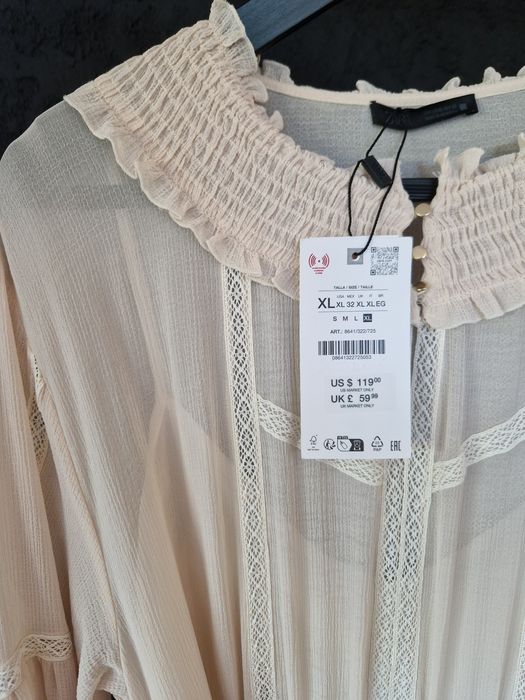 Zara sukienka boho nowa