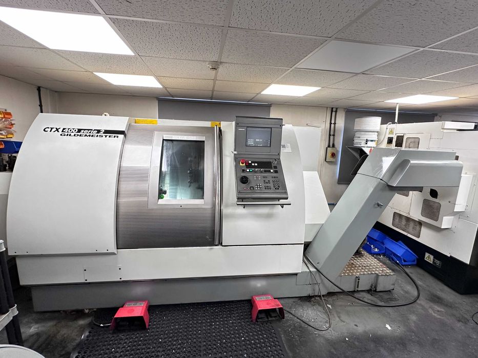 maszyna warsztatowa tokarka CNC Gildemeister CTX 400 410