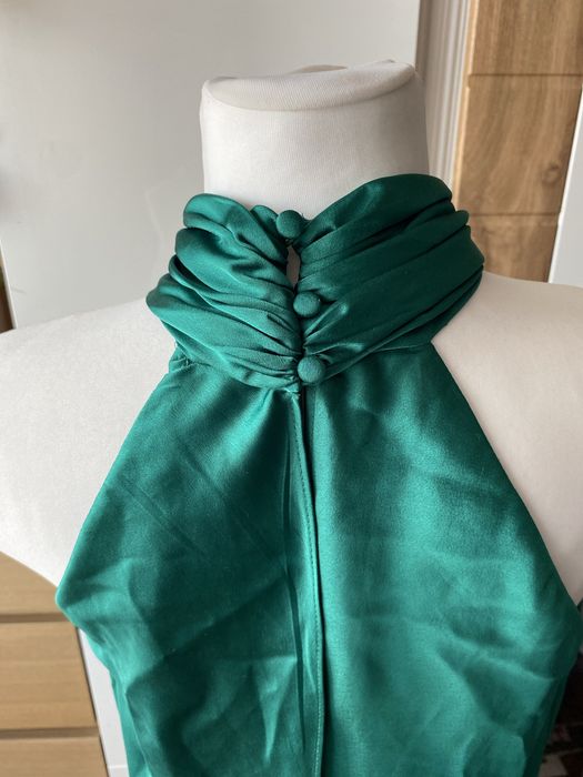 Elegancki kombinezon ASOS 40 L butelkowa zieleń