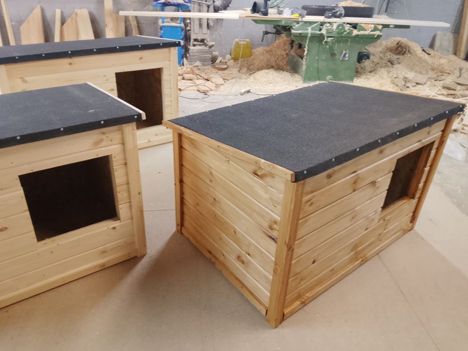 Buda dla psa ocieplona duża 130 na 90cm