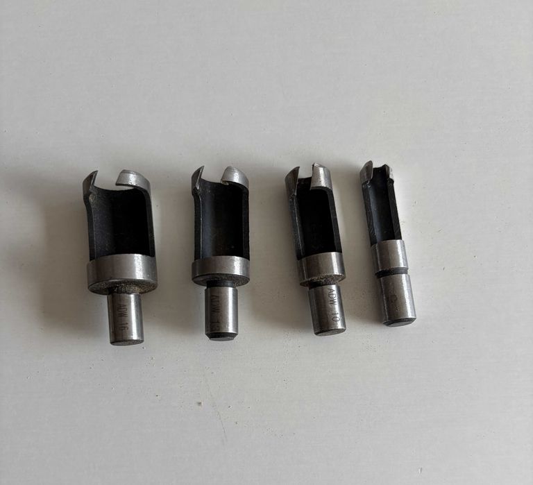 Conjunto 4 Brocas Cortadoras de Cavilhas Standard (6-16mm)