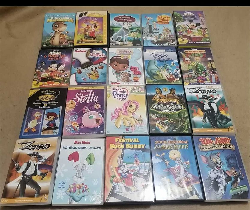 DVD´s originais animação