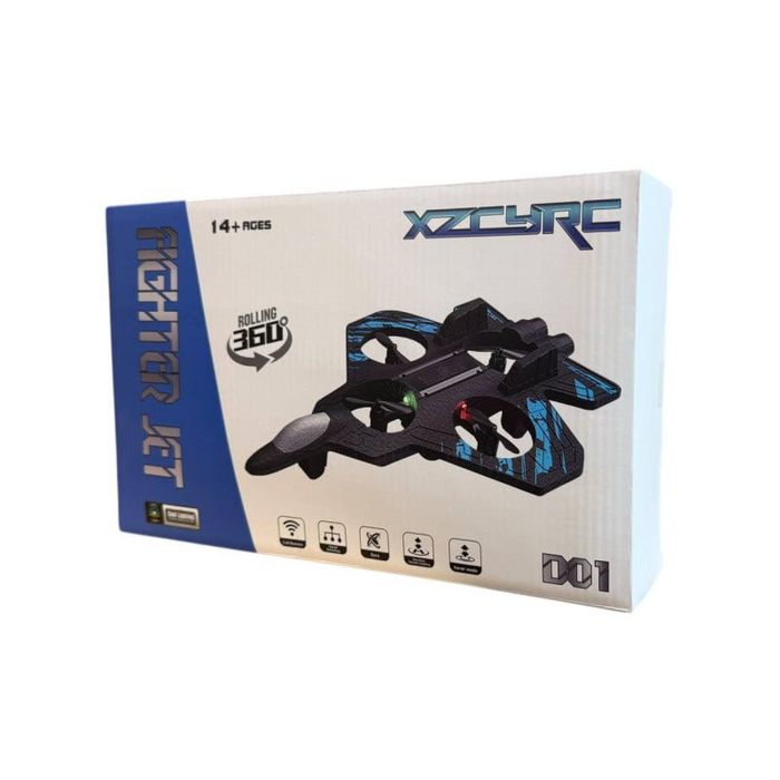 Квадрокоптер, літак-винищувач на радіокеруванні 001