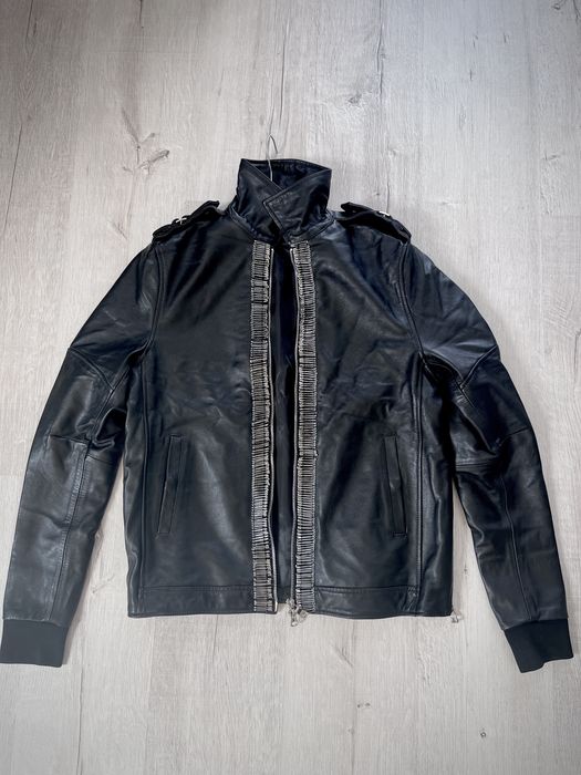 vintage leather jacket - купить мужскую одежду - Цена на OLX.ua