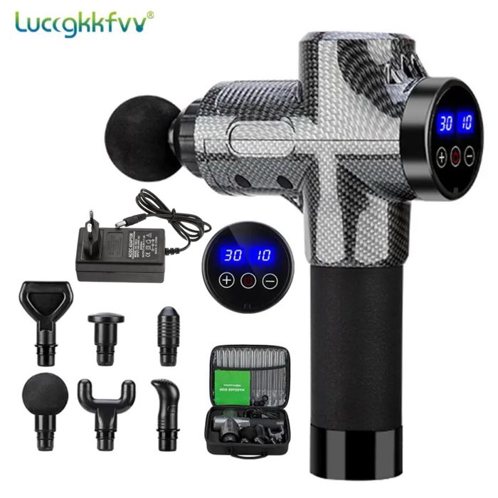 Перкусионный, пистолет массажер, электромассажер, вибро массаж. ОПТ