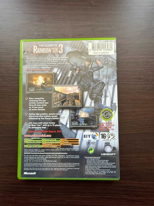 tom clancy’s rainbow six 3 xbox