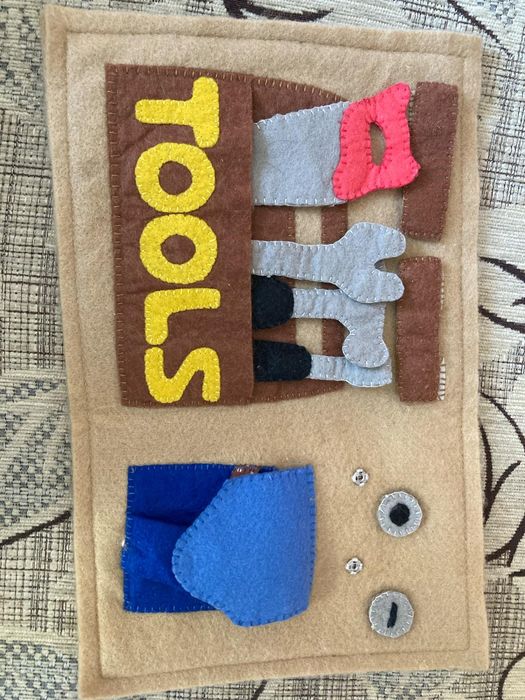 Ręcznie szyte Handmade narzędzia sensoryczne dla dzieci Montessori