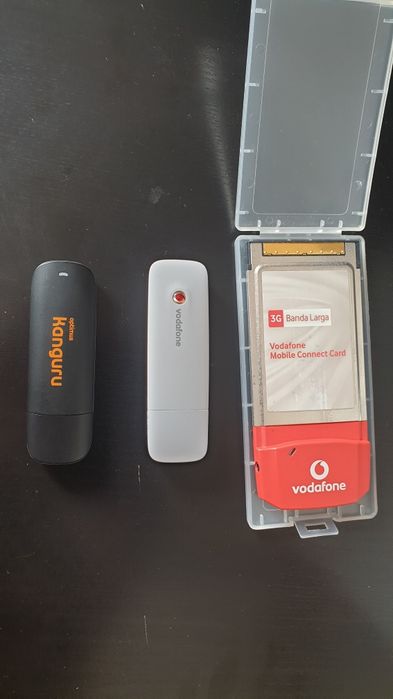 Placa de Internet USB e PCMCIA