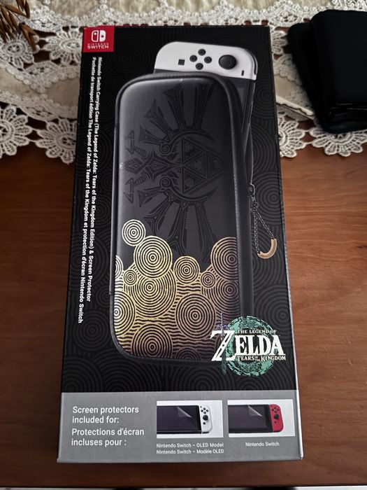 Capa/Case de Transporte para Nintendo Switch (Edição especial Zelda)