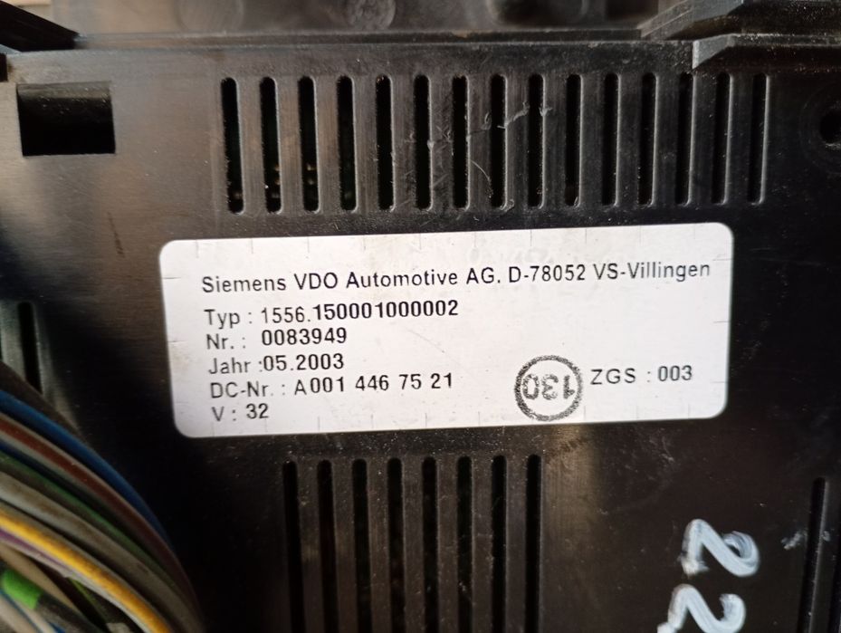 Панелі приладів, тахограф до Мерседес Атего, Аксор,Актрос