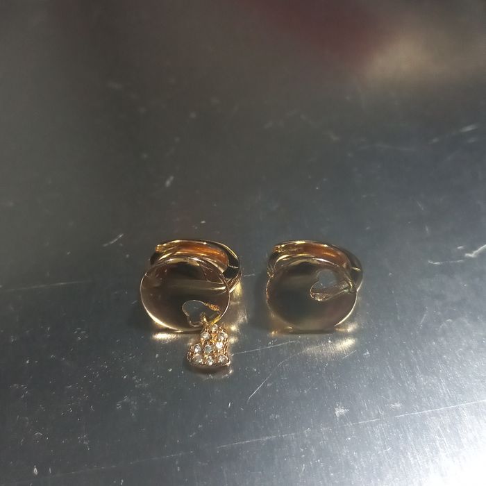 Сережки з сердцем
