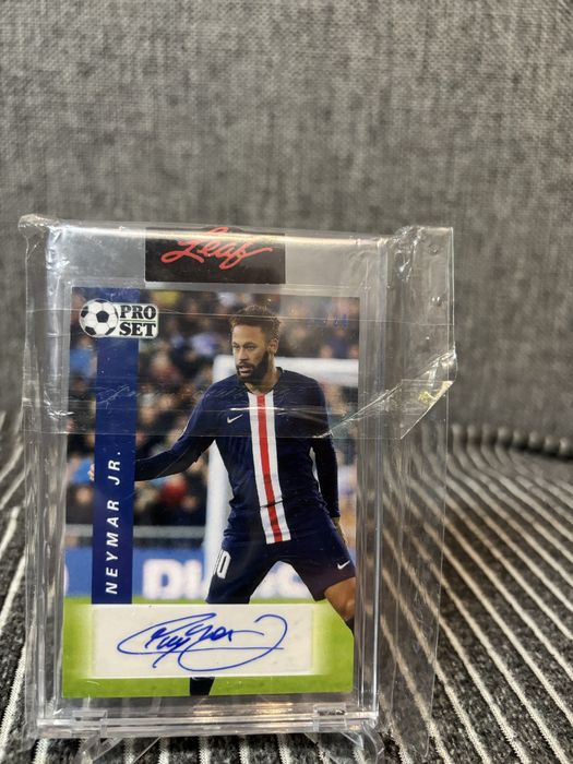2022 leaf  pro set neymar jr autograf 10/24 jersey number