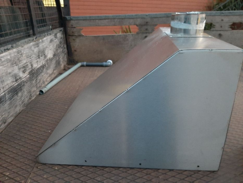 Saco/Coifa em inox industrial