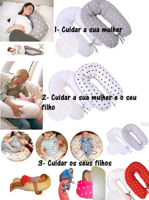 Almofada Grande para gravida_bebe_criança