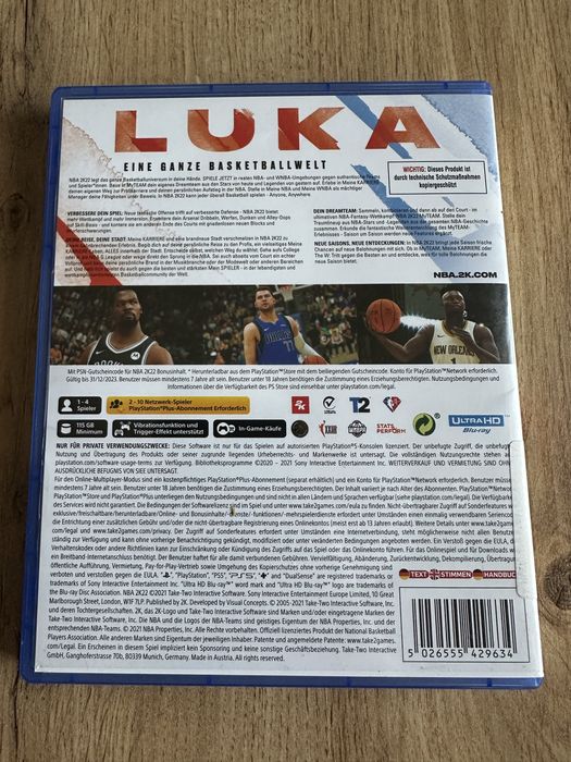 NBA 2K22 PlayStation 5