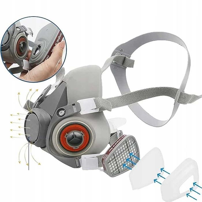 Półmaska 6200 maska ochronna do pyłu i chemikaliów