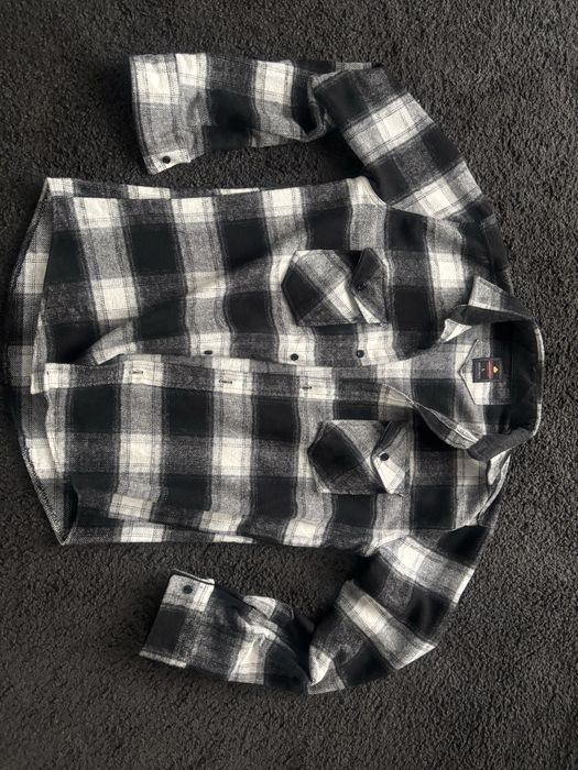 Рубашка картата утеплена