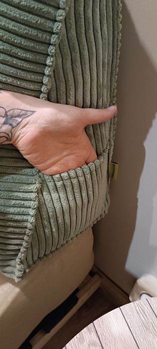 Poduszka oparciowa dekoracyjna, wezgłowie 160X50X20 kolor szałwiowy