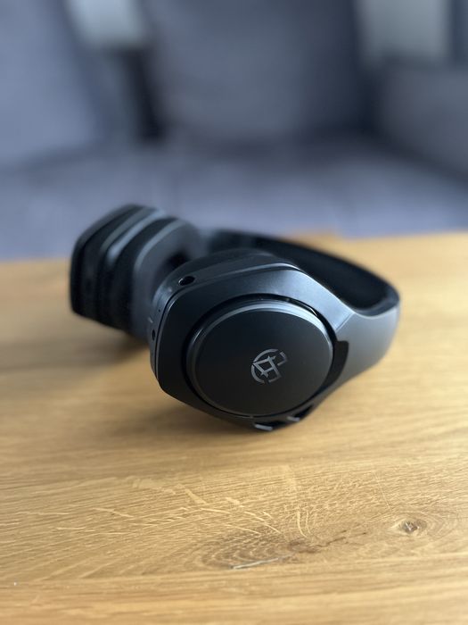 Bezprzewodowe słuchawki gamingowe czarne 2.4 GHz + Bluetooth jak nowe