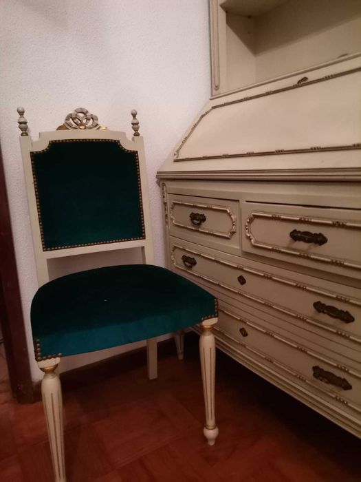 Quarto completo vintage (c/ cama de ferro)