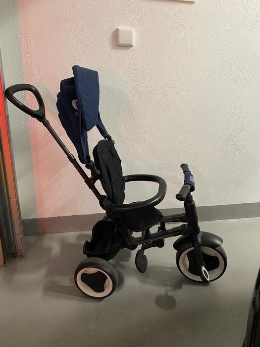 Triciclo bebe crianca azul qpark