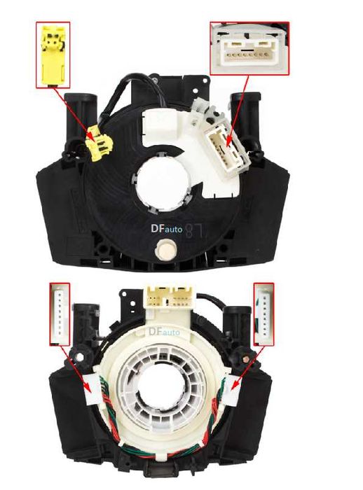 Modulo comutador Volante Fita de Airbag Nissan Note E11  Navara D40