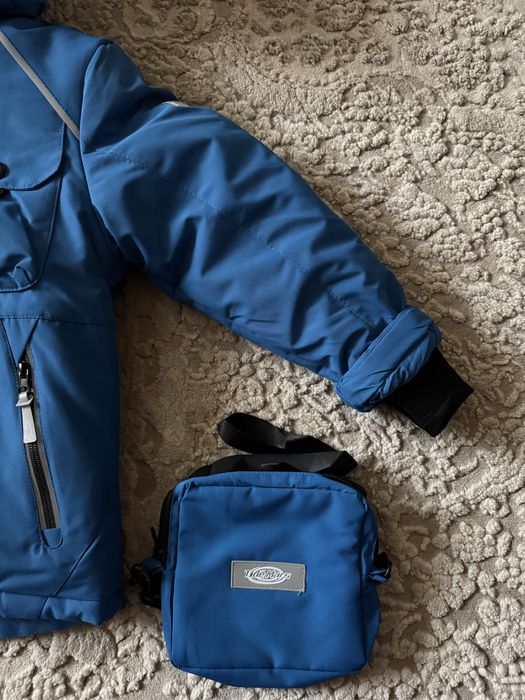 Зимовий дитячий роздільний термо комбінезон костюм на хлопчика 122-128