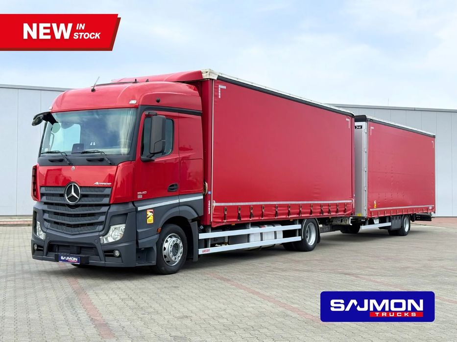 Mercedes-Benz ACTROS 1840 / ZESTAW TANDEM 120 M3 / 7,75 M + 7,75 M / SALON PL  jumbo pierwszy właściciel