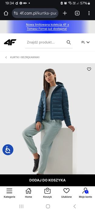 Kurtka damska 4f