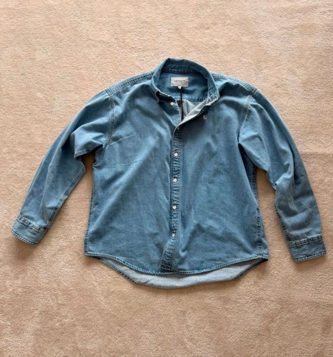 Camisa blue bleached - Lucas Shirt M