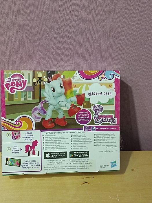 My Little Pony Rainbow Dash nowy zestaw G4 Hasbro figurka MLP kucyk