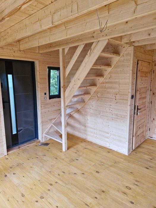 Domek drewnianyletniskowy Modern,,do35m2, ogrodowy, 5x5mPROMOCJA