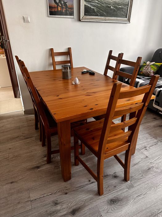 Duży stół drewniany Ikea