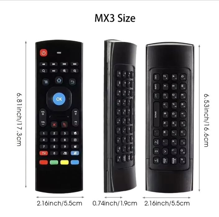 Comando tv com teclado universal