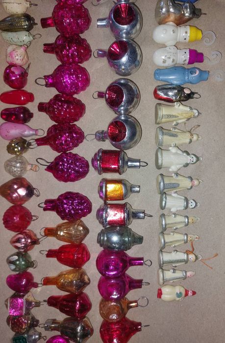 Игрушки ёлочные мини.