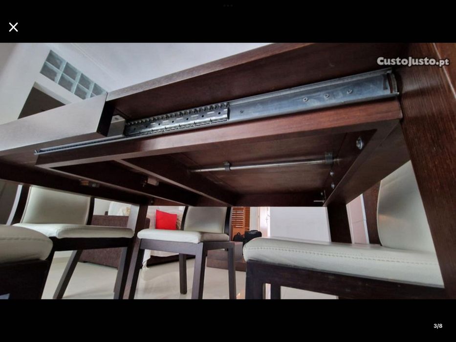 Mesa de jantar e cadeiras Paços de Ferreira