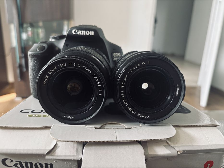 Lustrzanka Canon EOS 2000D zamienie