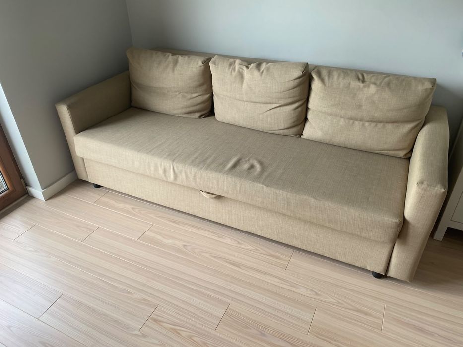 Kanapa sofa rozkładana Ikea Friheten gratis podnóżek w zestawie