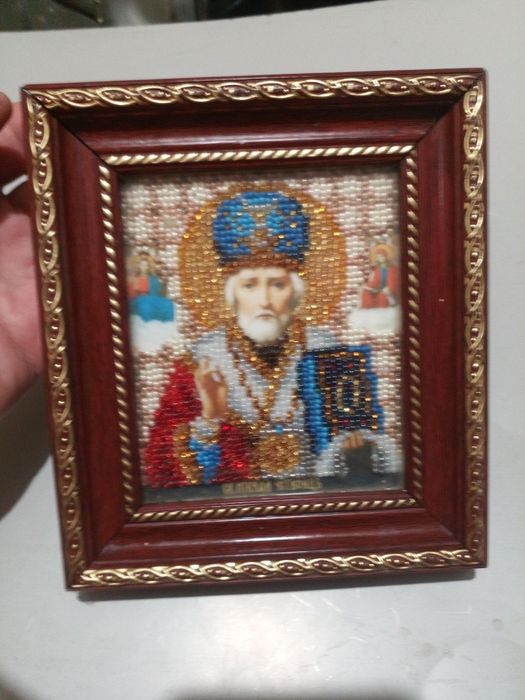 Бисер,Икона Николая Чудотворца