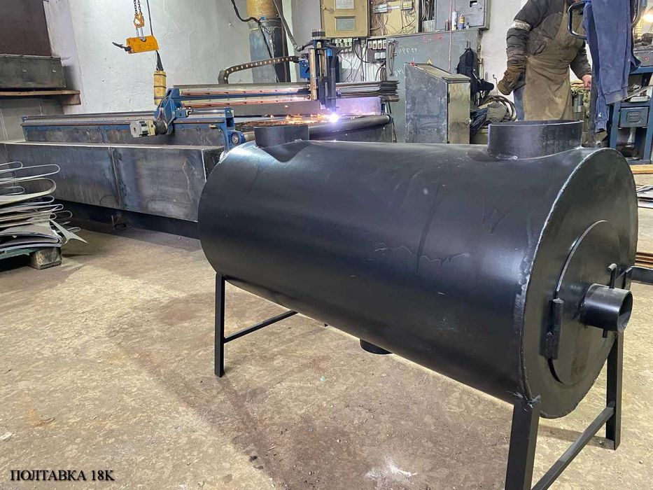 ОТ ЗАВОДА! Лучшая цена! 6мм! 18кВт! Буржуйка Булерьян Печь /Печка/ Піч