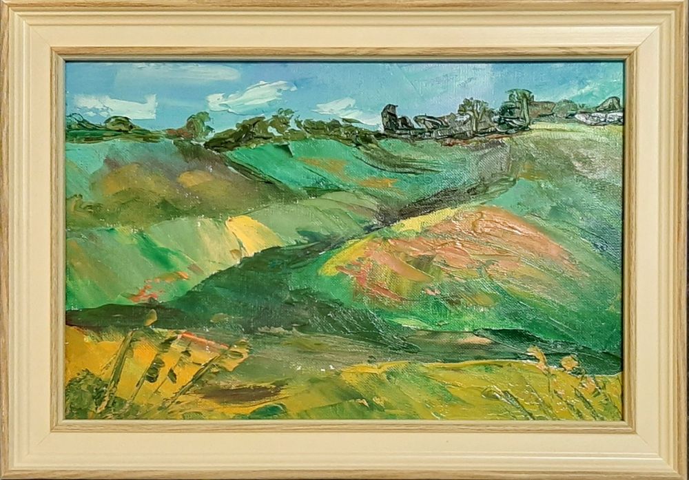 Картина маслом Август